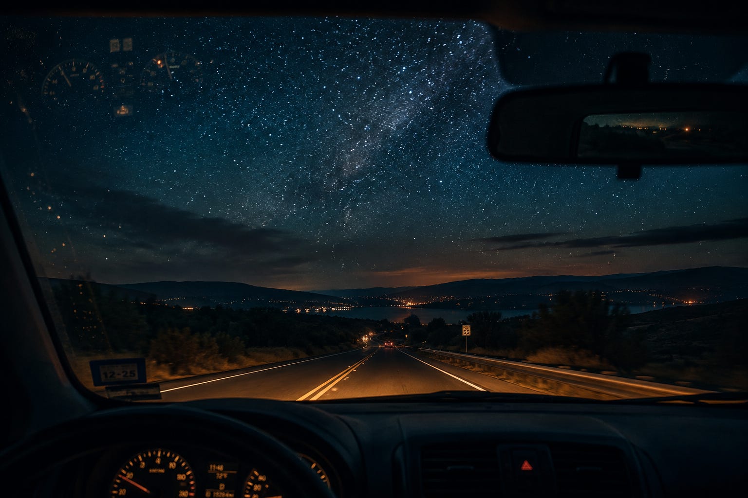 Night sky photograph